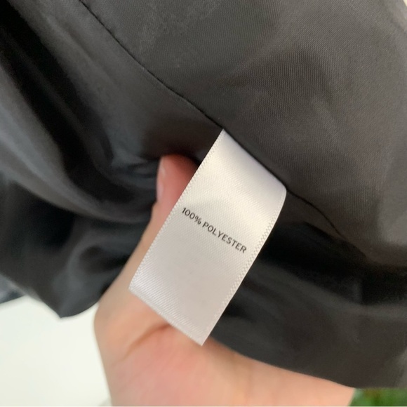 Valette Black Vest Lapel Neck Open Front Vest Jacket Size Large - Picture 7 of 10